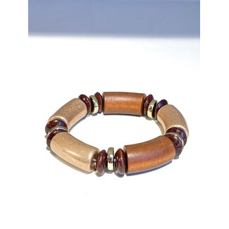 Selected by Kelly armband DSS26 005 brown safari