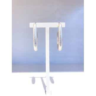 Selected by Kelly oorbellen DSS26 026 brushed silver