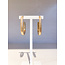 oorbellen DSS26 026 brushed gold