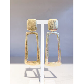 Selected by Kelly oorbellen DSS26 028 brushed gold