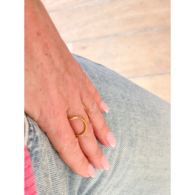 ring DSS26 002 SS gold