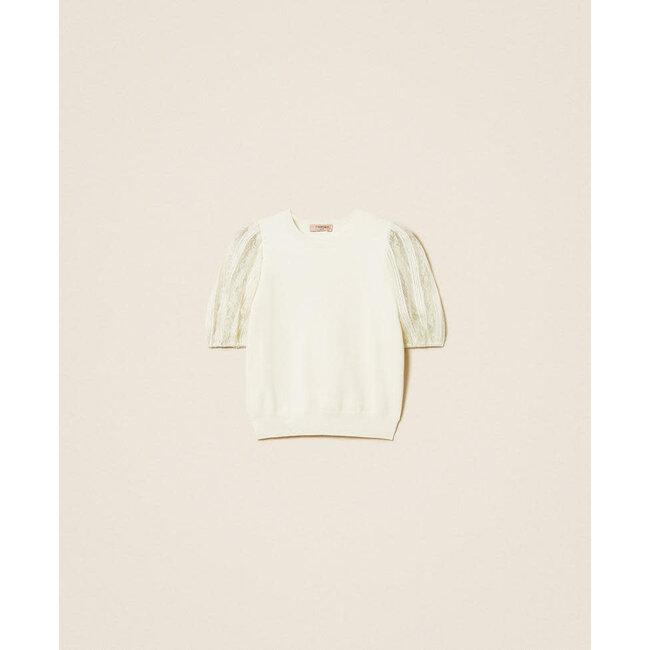 TWINSET trui - parelmoer - 261TP3431 - 00059 _ webshop