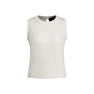 AC by Annelien Coorevits AC by Annelien Coorevits - Elizabeth mouwloze top knit wit