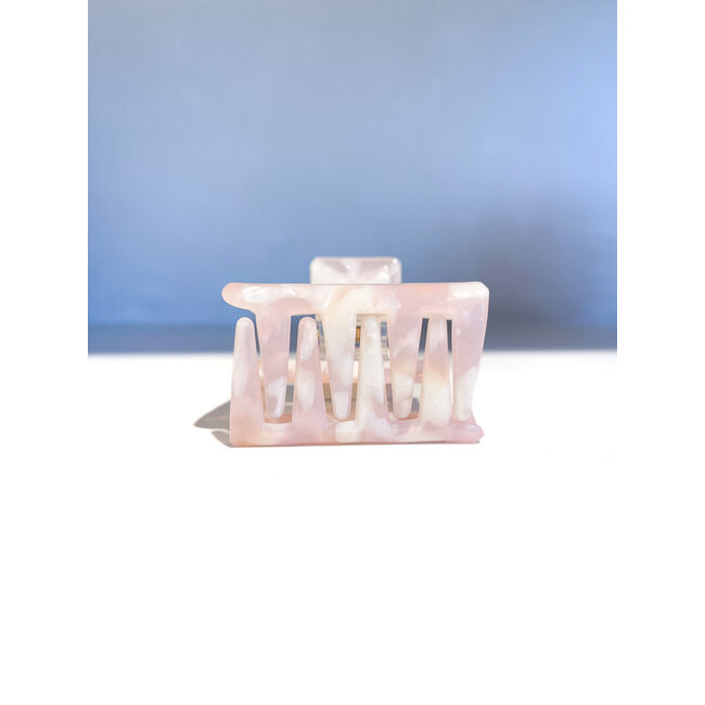 AC by Annelien Coorevits - Fiona haarclip kleine rechthoek wit