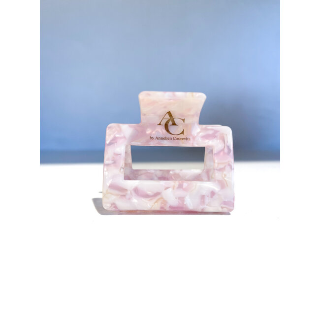 AC by Annelien Coorevits - Fiona haarclip kleine rechthoek roze