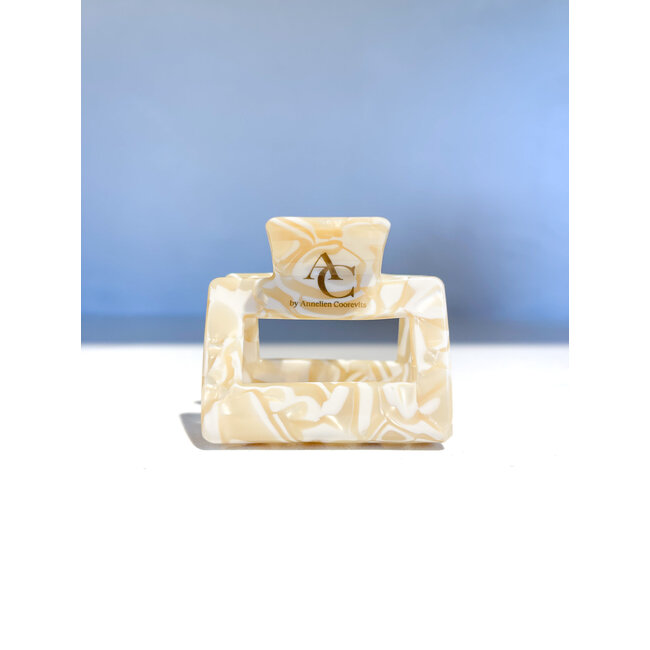 AC by Annelien Coorevits - Fiona haarclip kleine rechthoek beige