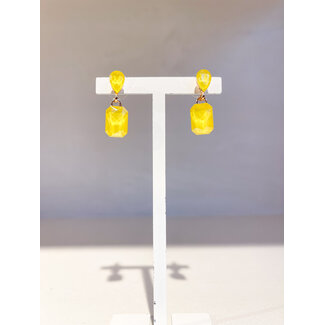 Selected by Kelly oorbellen KSS26 001 geel