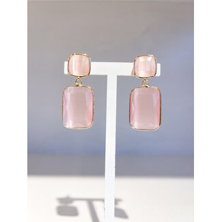 Selected by Kelly oorbellen KSS26 007 cat's eye roos