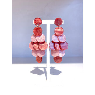 Selected by Kelly oorbellen DSS26 015 fuchsia