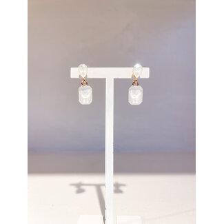 Selected by Kelly oorbellen KSS26 001 wit