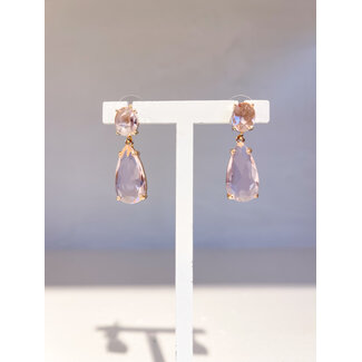 Selected by Kelly oorbellen KSS26 003 druppel roos