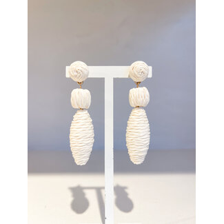 Selected by Kelly oorbellen DSS26 005 white