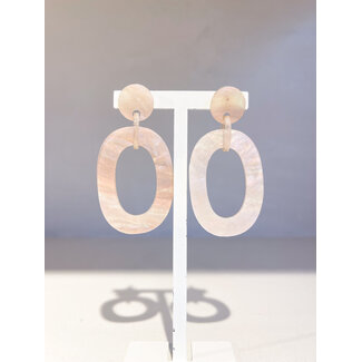 Selected by Kelly oorbellen DSS26 009 white