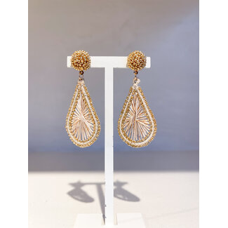 Selected by Kelly oorbellen DSS26 006 beige