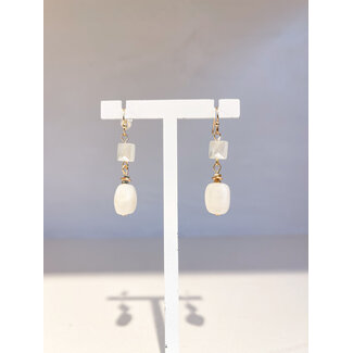 Selected by Kelly oorbellen DSS26 004 white