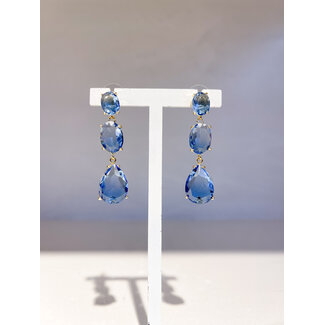 Selected by Kelly oorbellen KSS26 017 blauw