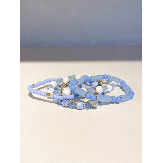 Selected by Kelly armband KSS26 003 set blauw