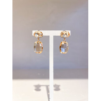 Selected by Kelly oorbellen KSS26 002 champagne