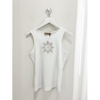 TWINSET TWINSET tanktop - wit - 261TP2090 - 00001