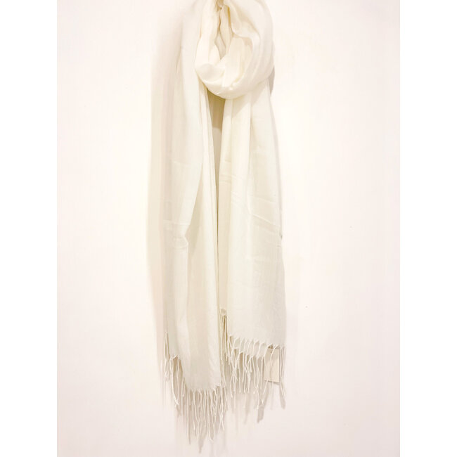 sjaal DSS26 005 off white