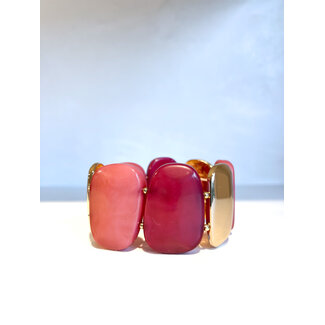 Selected by Kelly armband DSS26 011 dusty rose