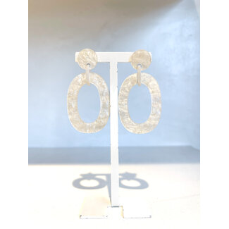 Selected by Kelly oorbellen DSS26 009 puur white