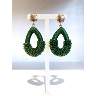 Selected by Kelly oorbellen KSS26 027  druppel groen