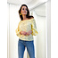 AC by Annelien Coorevits - Sophia offshoulder bloes lichtgeel