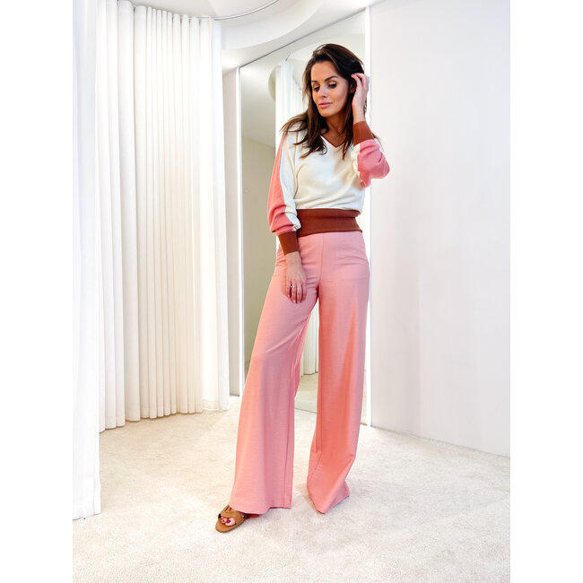 AC by Annelien Coorevits - Luta lange broek elastiek roze