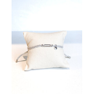 AC by Annelien Coorevits AC by Annelien Coorevits - Ropechain armband wit