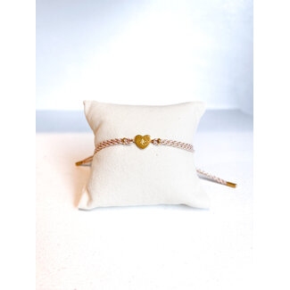 AC by Annelien Coorevits AC by Annelien Coorevits - Ropeheart armband roze