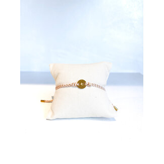 AC by Annelien Coorevits AC by Annelien Coorevits - Ropround armband roze