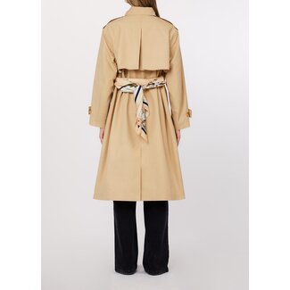 LIU JO WA6317-T3508 - GABARDINA - COAT - CREAM BEIGE
