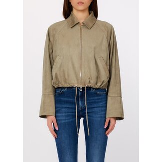 LIU JO WA6168-E1090 - ECOCAMOSCIO - JACKET - ALUMINUM