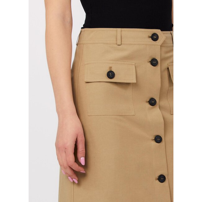 WA6390-T398A - COTONE TENCEL TP - SKIRT - LIGHT GINGER