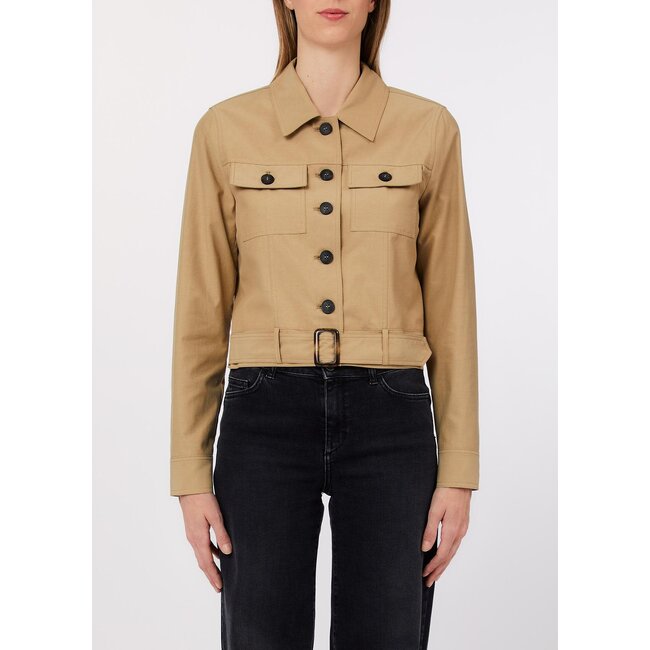 WA6388-T398A - COTONE TENCEL TP - JACKET - LIGHT GINGER