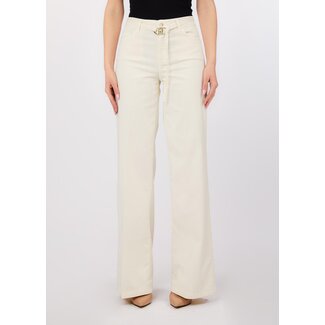 LIU JO WA6274-T9257 - B.UP RASO STR.PESANTE PPT - PANTS - LIGHT PANNA