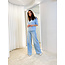 oversized trui zacht blauw