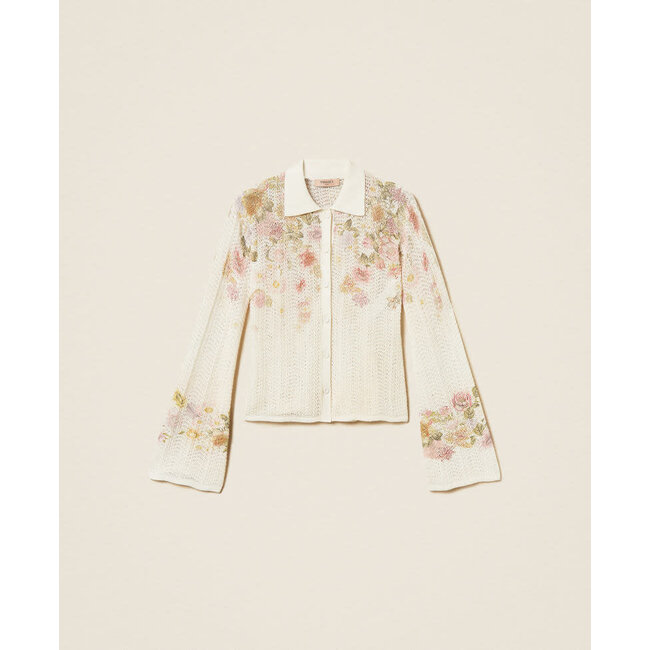 TWINSET bloes - pastel bloemen - 261TT3220 - 13588 _ webshop