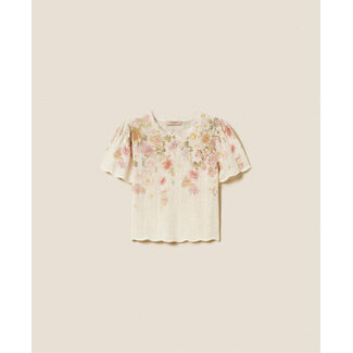 TWINSET TWINSET trui - pastel bloemen - 261TT3221 - 13588