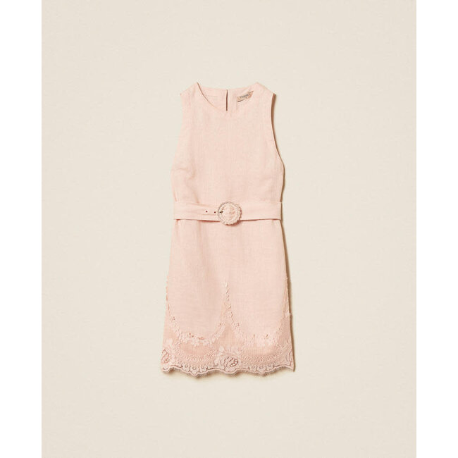 TWINSET kleed - parel roos - 261TT2180 - 13144 _ webshop