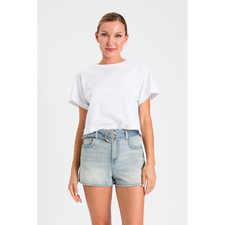 TWINSET TWINSET short - lichte denim - 261TT2511 - 03498