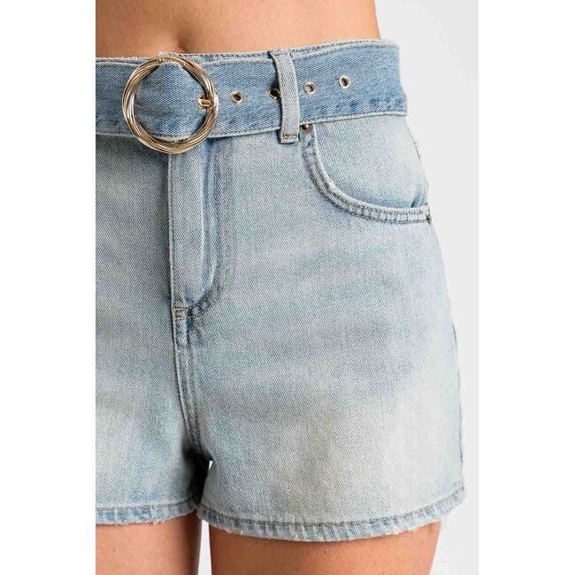 TWINSET short - lichte denim - 261TT2511 - 03498 _ webshop