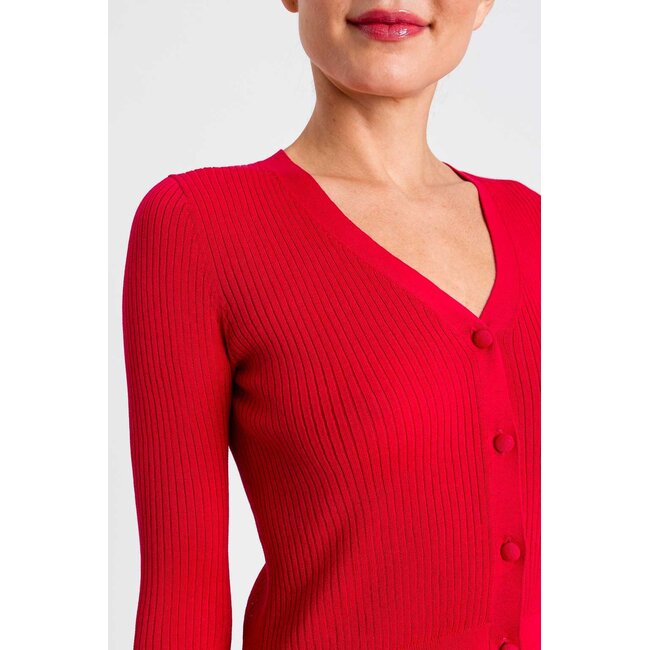 TWINSET cardigan - lippenstift rood - 261TT3182 - 03725 _ webshop