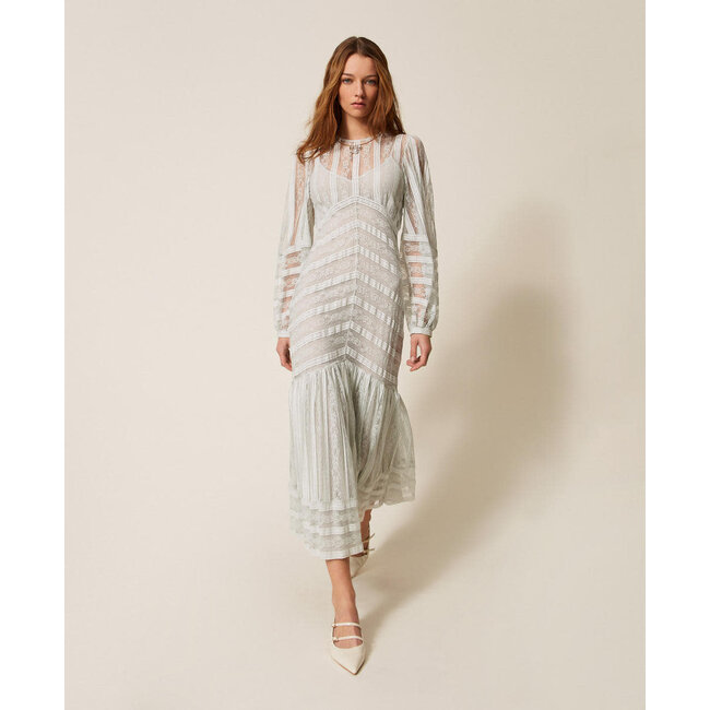 TWINSET kleed - aqua - 261TP2542 - 13162 _ webshop