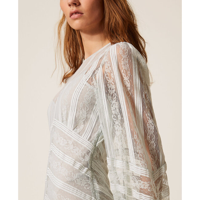 TWINSET kleed - aqua - 261TP2542 - 13162 _ webshop