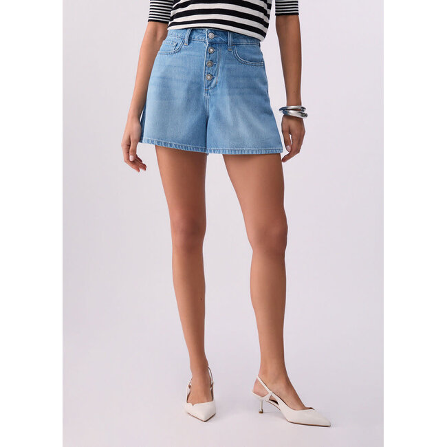 UA6169-DS079 - ECS DENIM MIX BOTTONI - PANTS - DEN.BLUE STBL FLUIDO