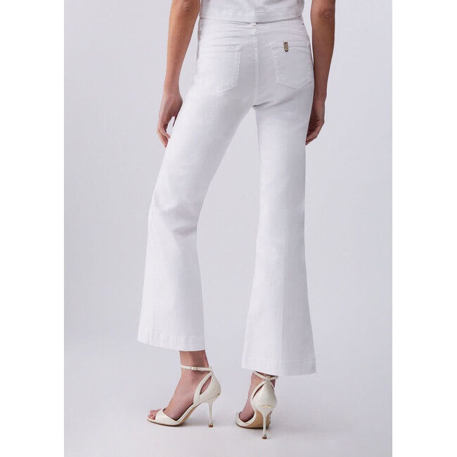UA6162-T456A - COLOR JEWEL BUTTON - PANTS - BIANCO OTTICO