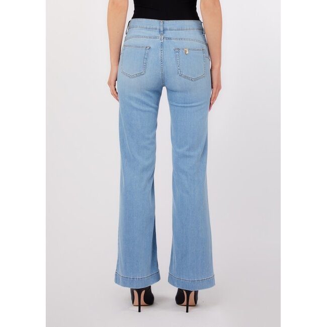 UA6162-D0275 - DENIM JEWEL BUTTON - PANTS - DEN.BLUE LT.BUTTONS