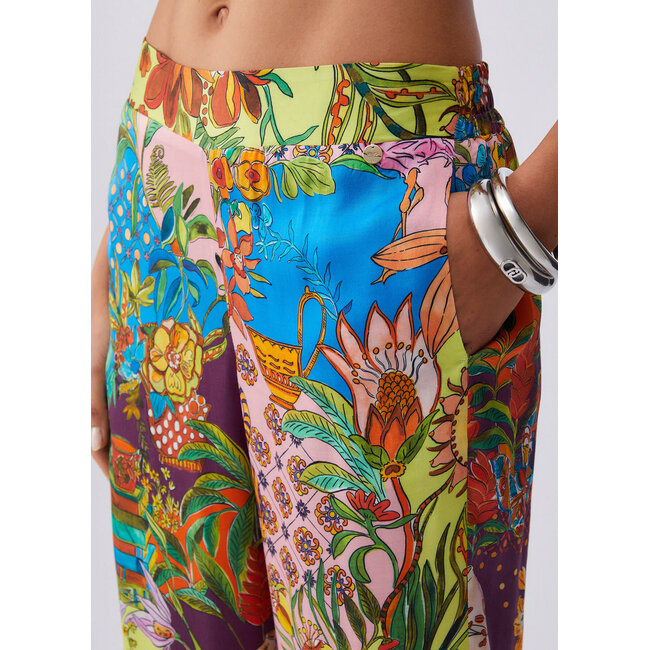 WA6484-T473A - STAMPA ALL OVER - PANTS - RAINBOW TIGER